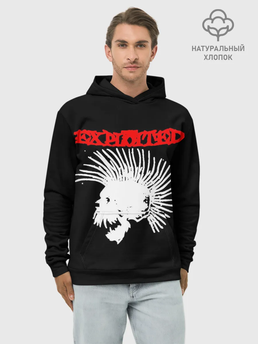 Худи мужской база хлопок / The Exploited