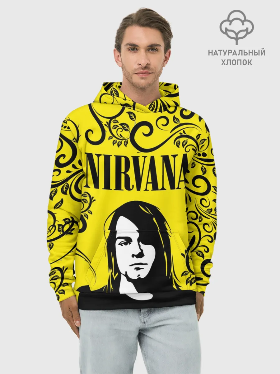 Худи мужской база хлопок / NIRVANA