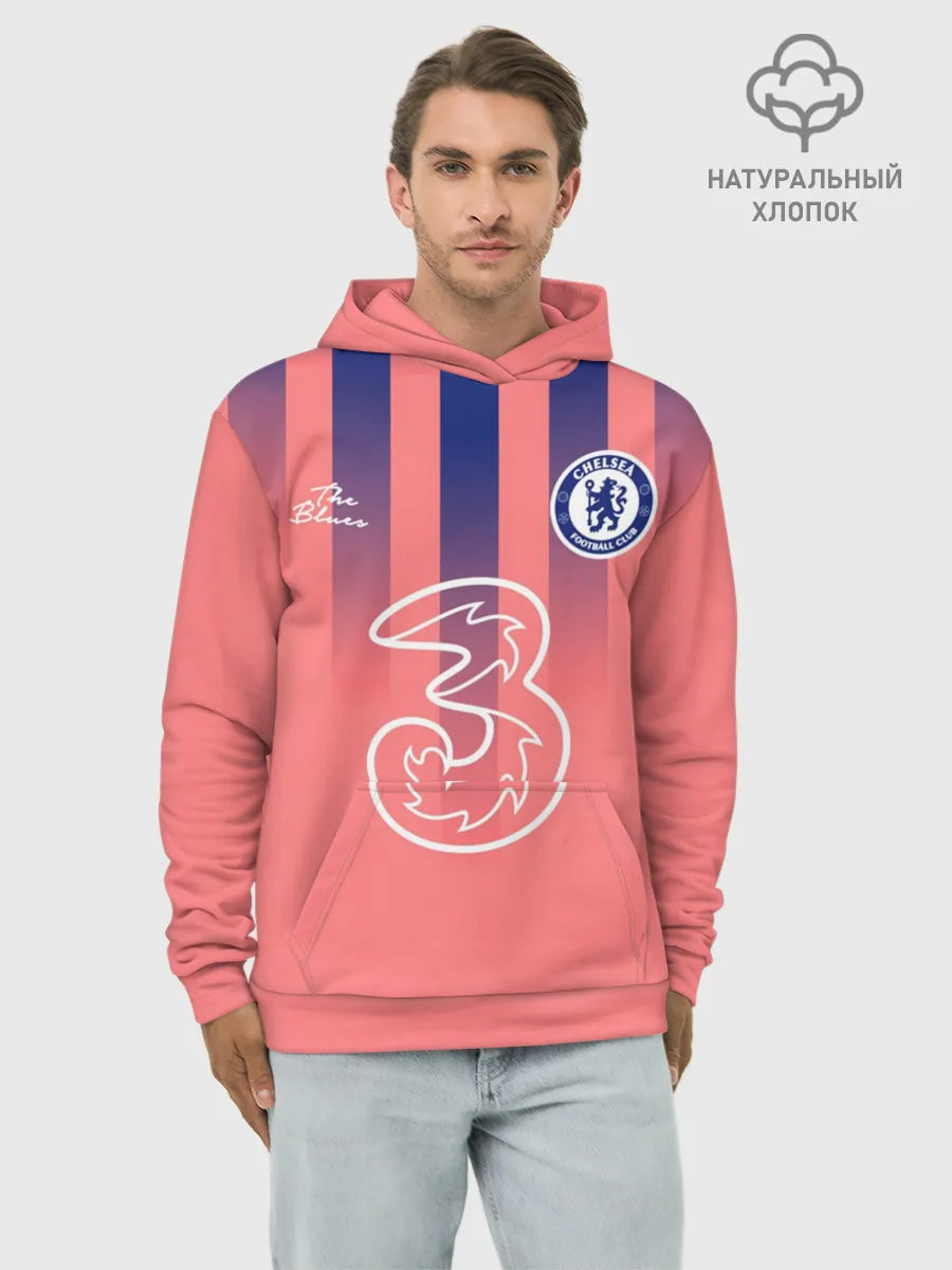 Худи мужской база хлопок / CHELSEA резервная сезон 20/21