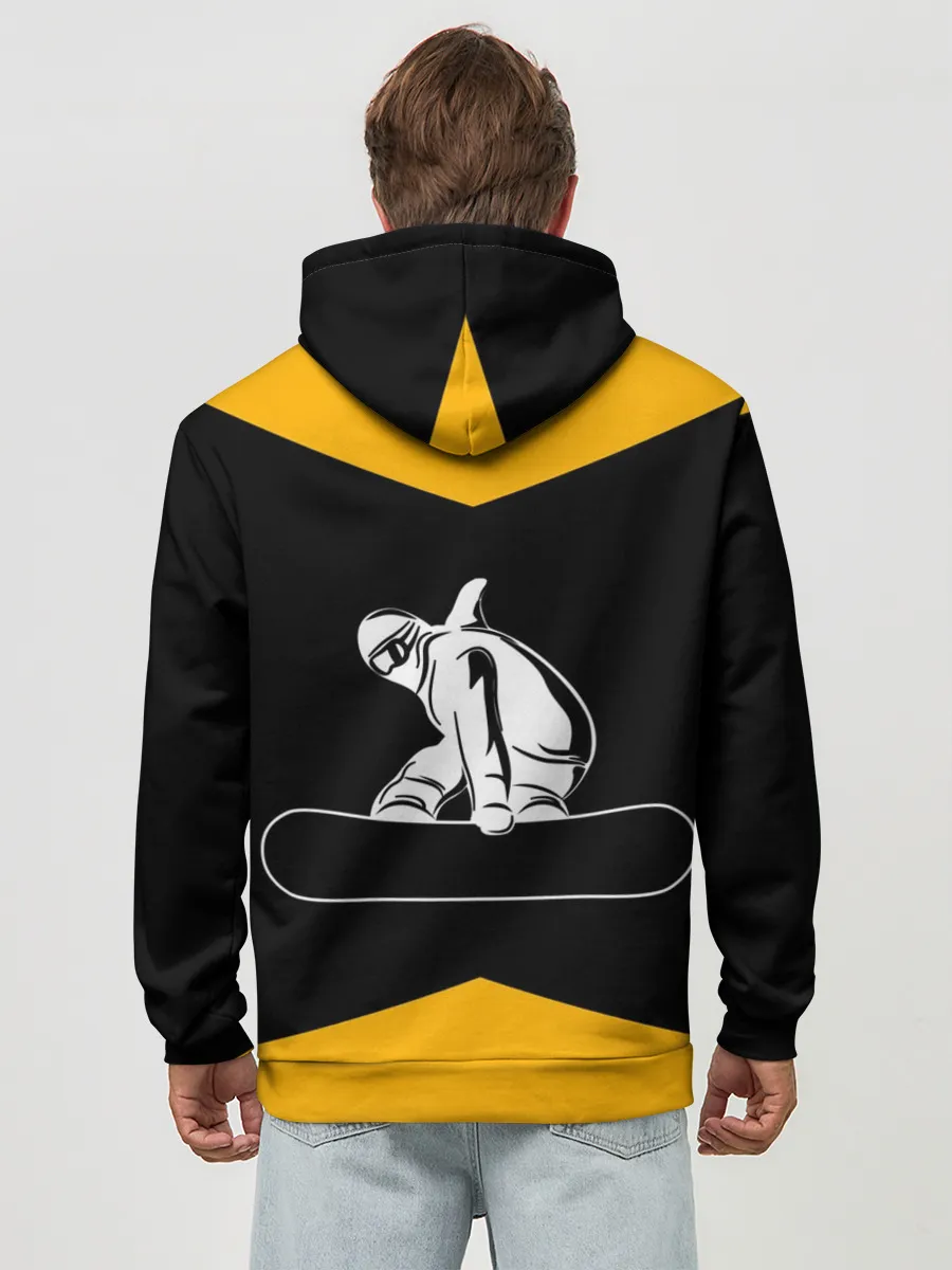 Худи мужской база хлопок / Сноубордист