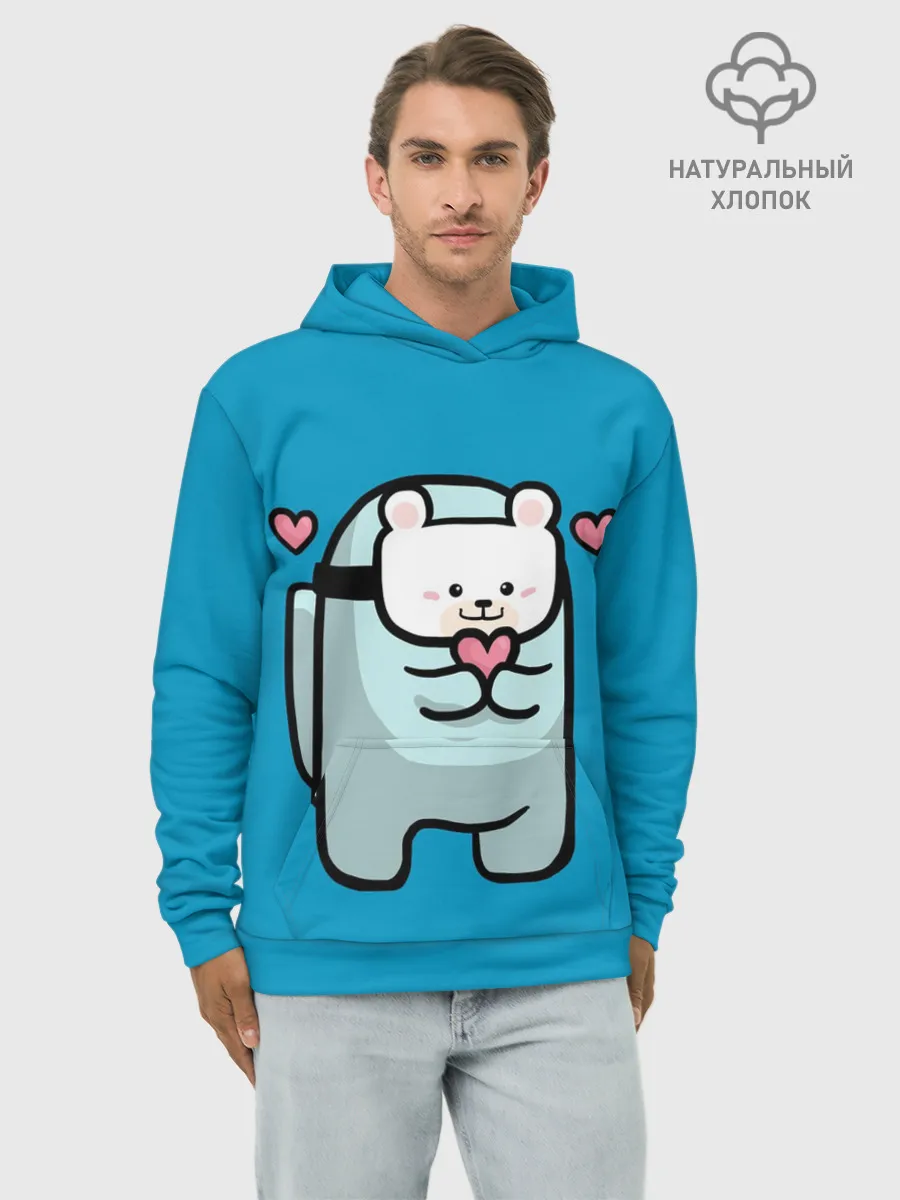 Худи мужской база хлопок / Nyan Cat