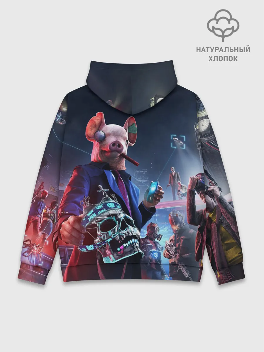 Худи мужской база хлопок / Watch Dogs | Legion