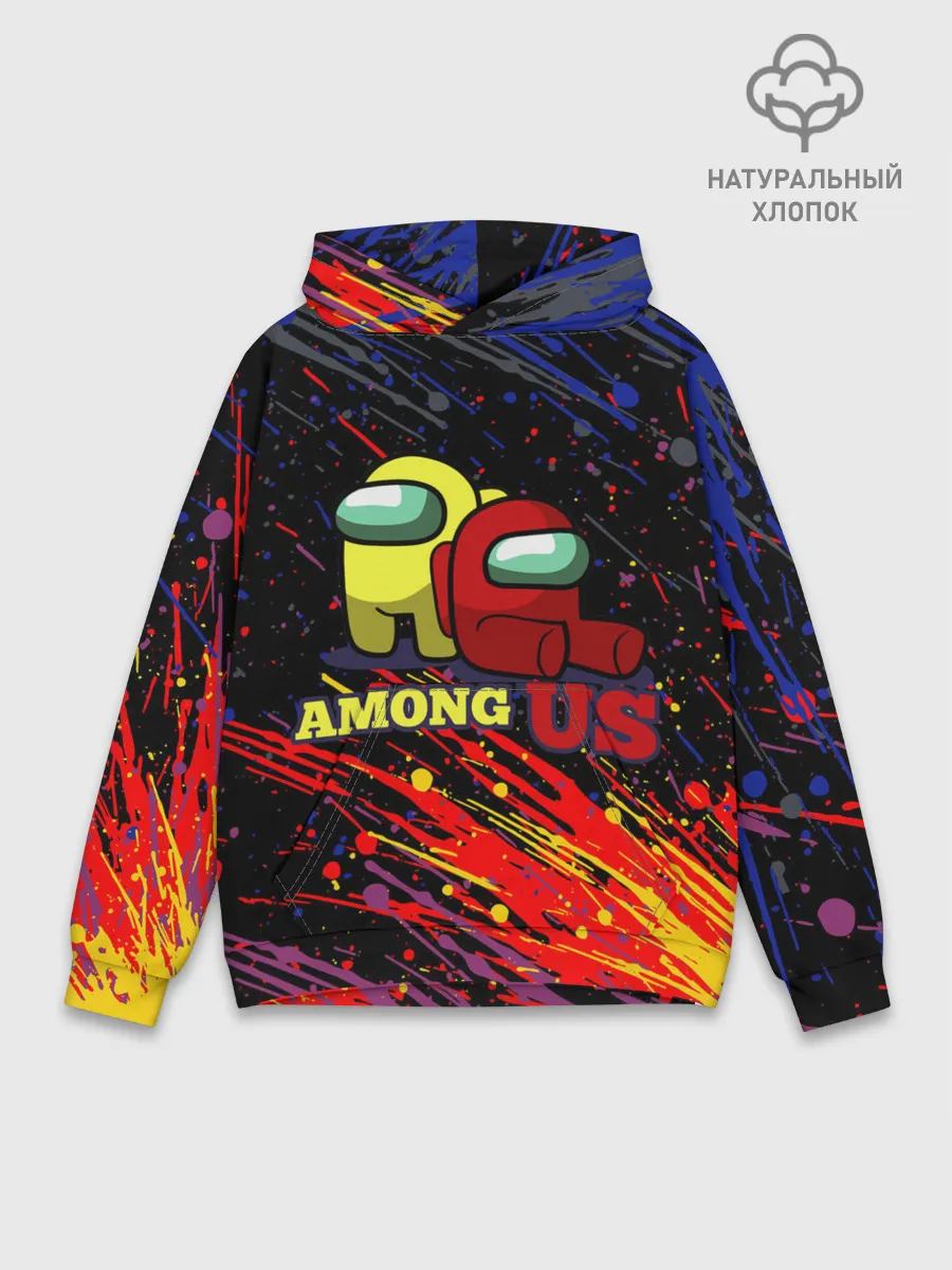 Худи мужской база хлопок / AMONG US.