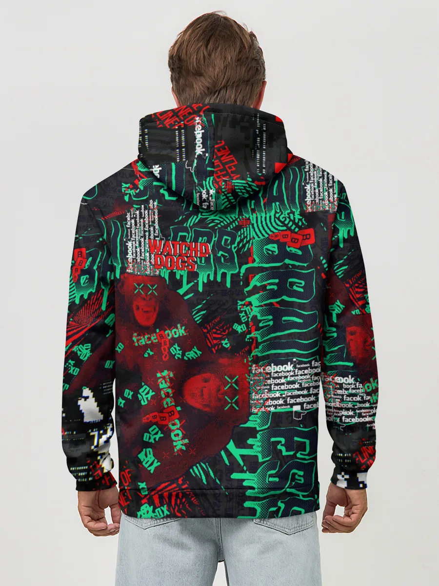 Худи мужской база хлопок / Watch Dogs: Legion