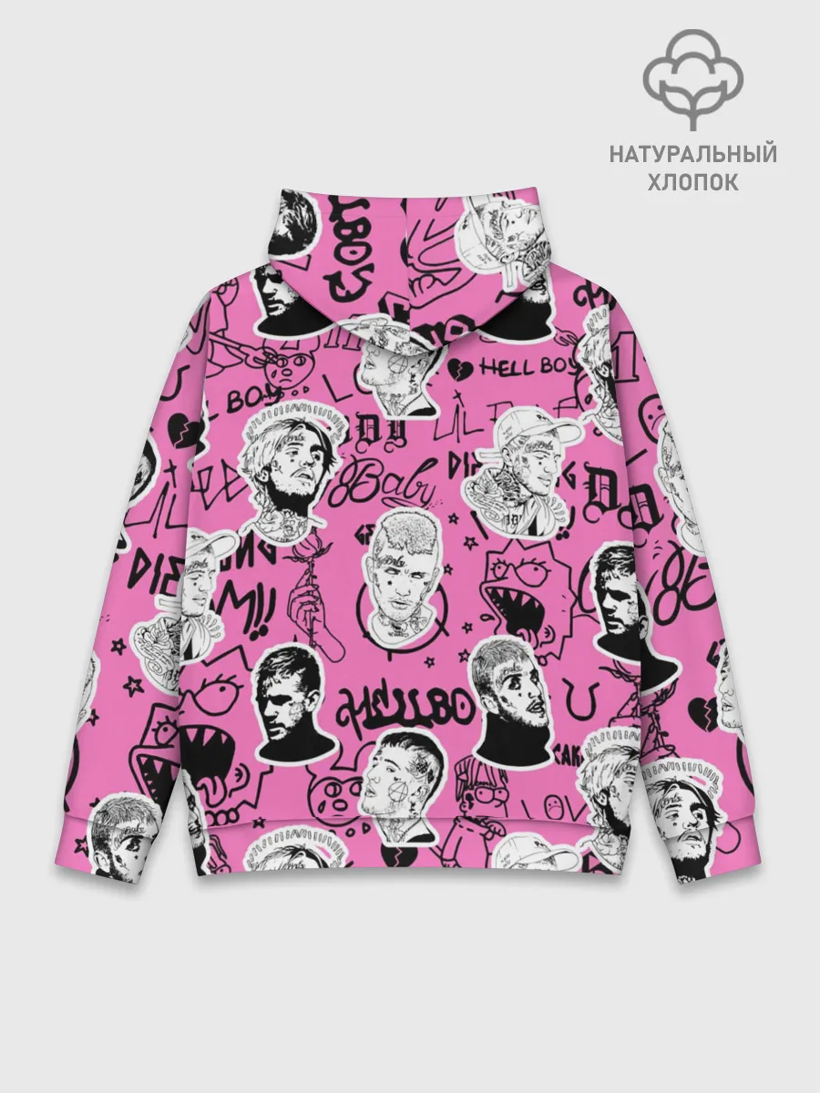 Худи мужской база хлопок / LIL PEEP