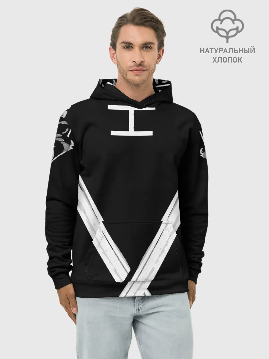 Худи мужской база хлопок / Ronin