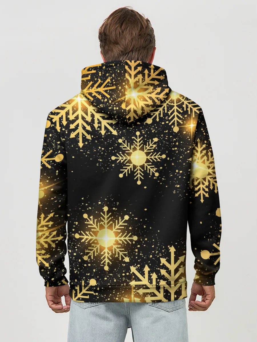 Худи мужской база хлопок / AMONG US НОВОГОДНИЙ