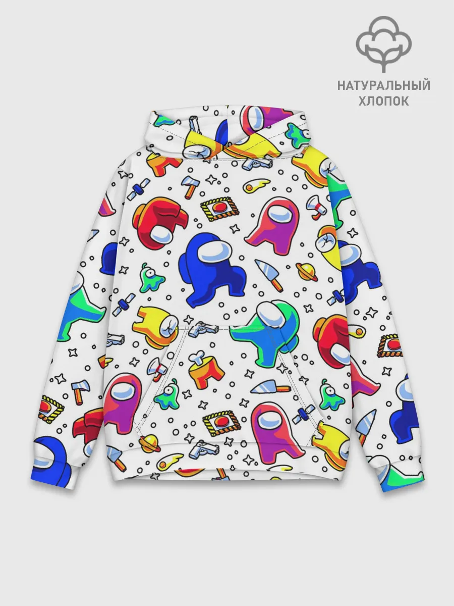 Худи мужской база хлопок / AMONG US