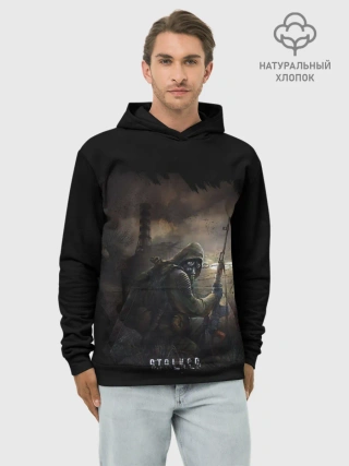 Худи мужской база хлопок / S.T.A.L.K.E.R.