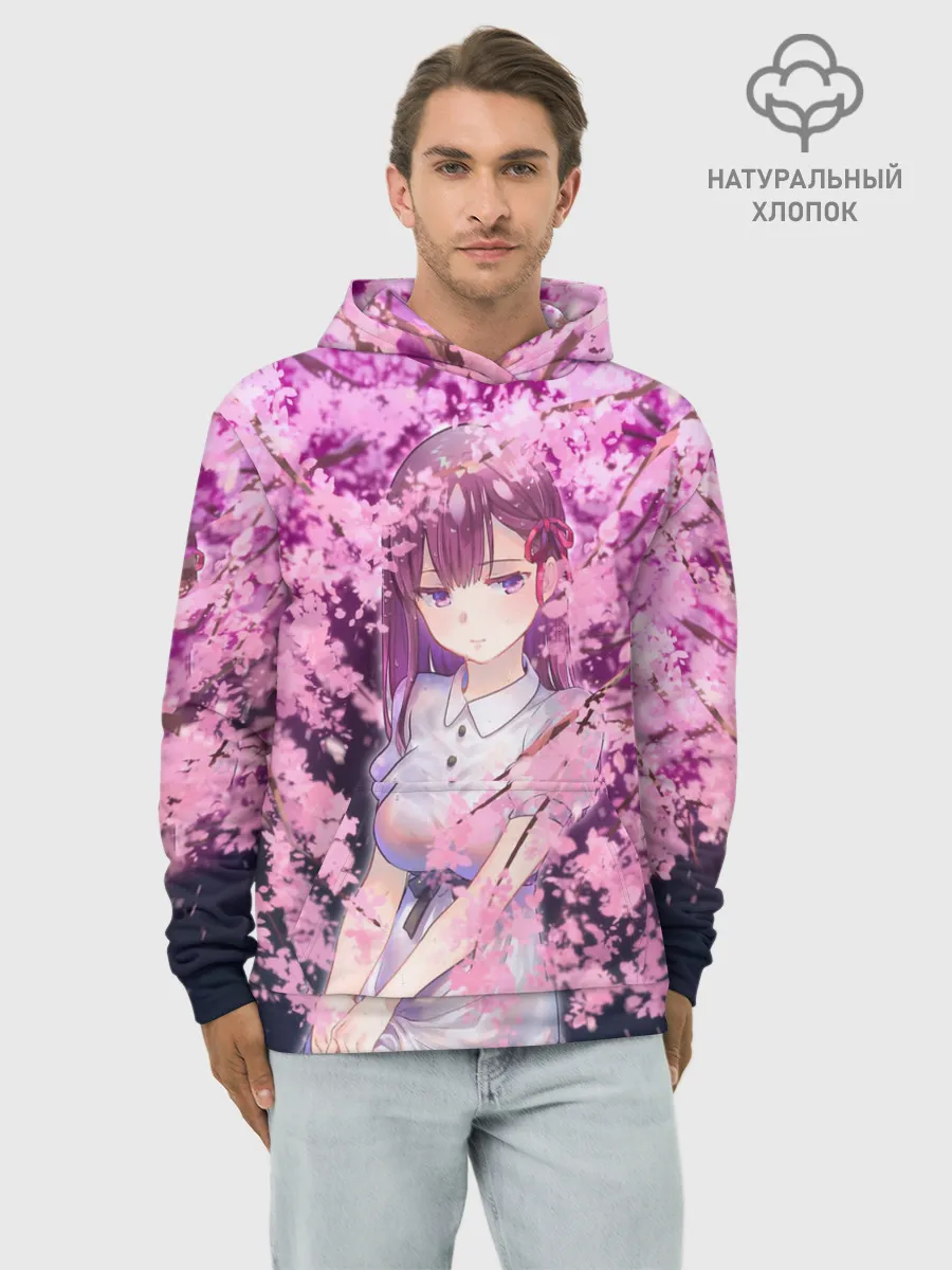 Худи мужской база хлопок / SAKURA