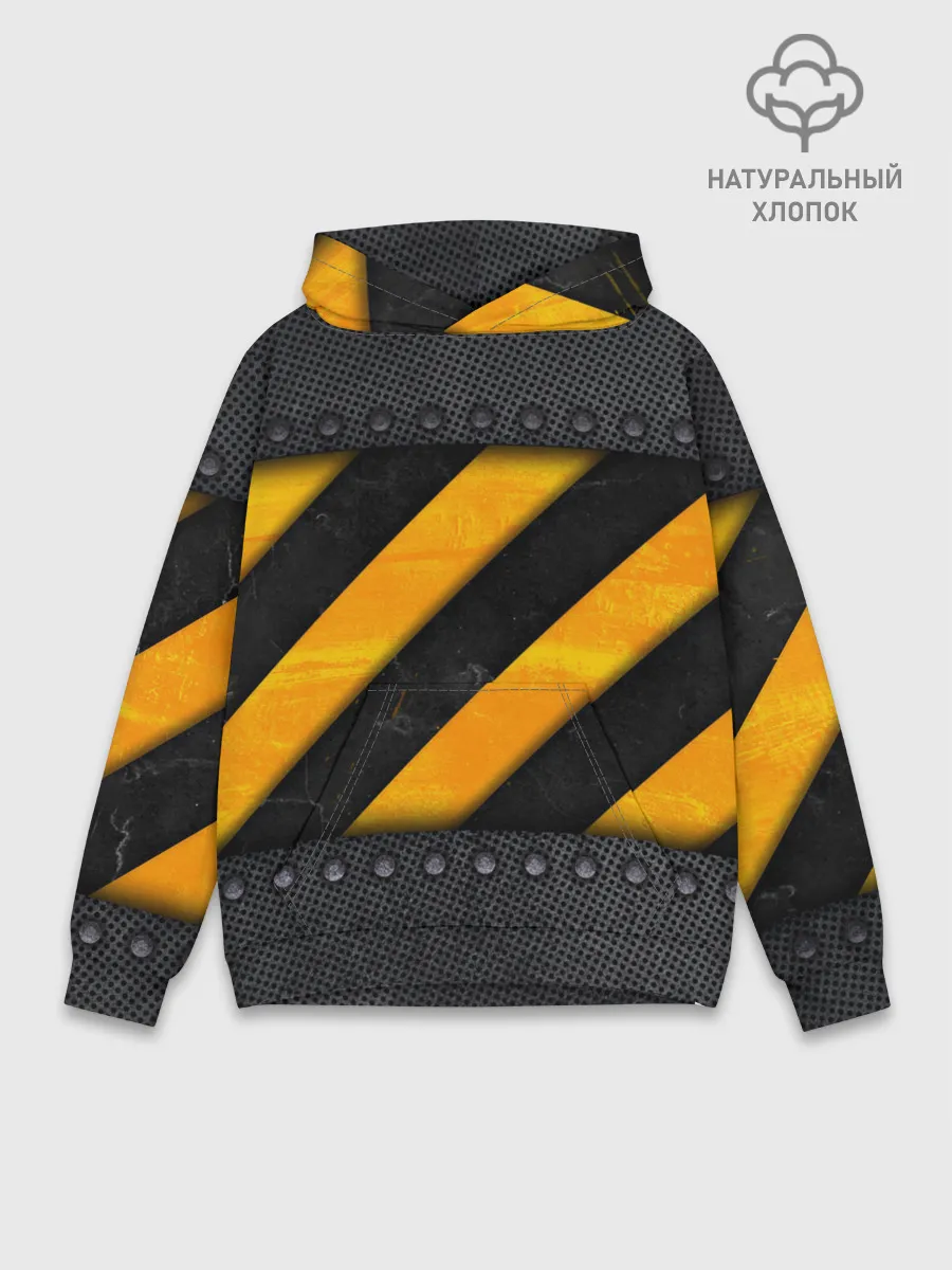 Худи мужской база хлопок / Металлическая преграда