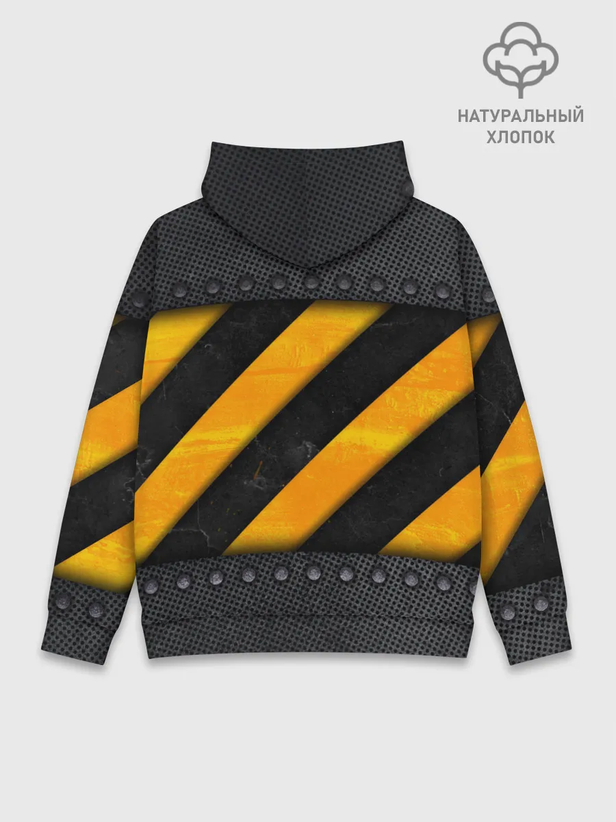 Худи мужской база хлопок / Металлическая преграда