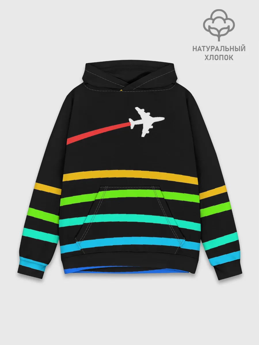 Худи мужской база хлопок / В небо