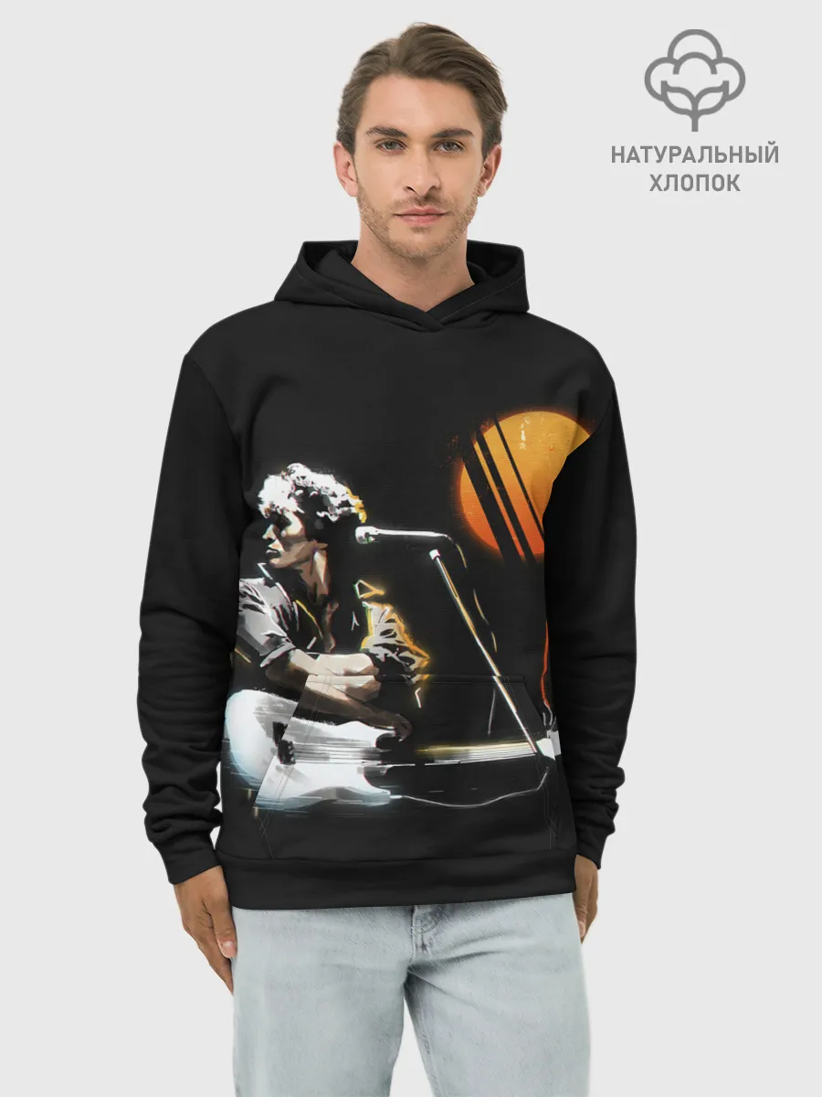 Худи мужской база хлопок / Виктор Цой.