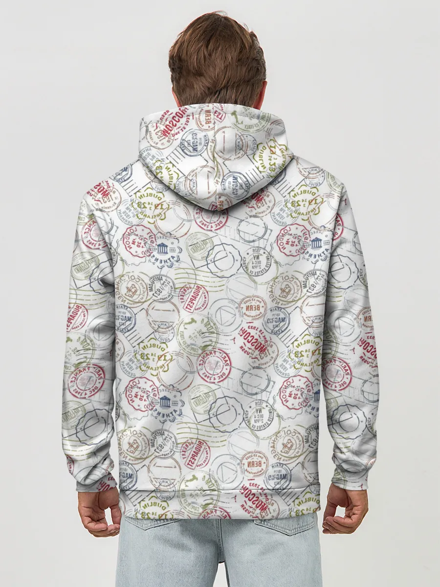 Худи мужской база хлопок / Штампы мира