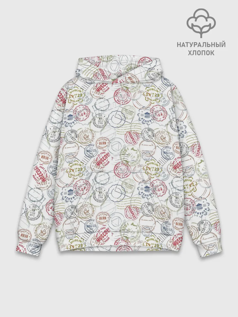 Худи мужской база хлопок / Штампы мира