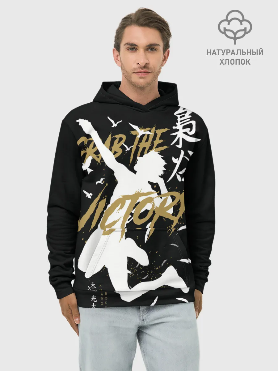 Худи мужской база хлопок / Haikyu Grab The Victory