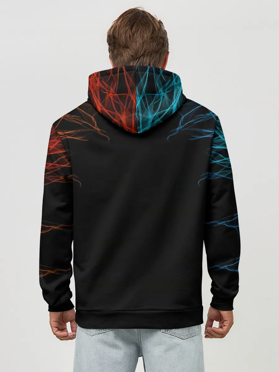 Худи мужской база хлопок / HARD CORE