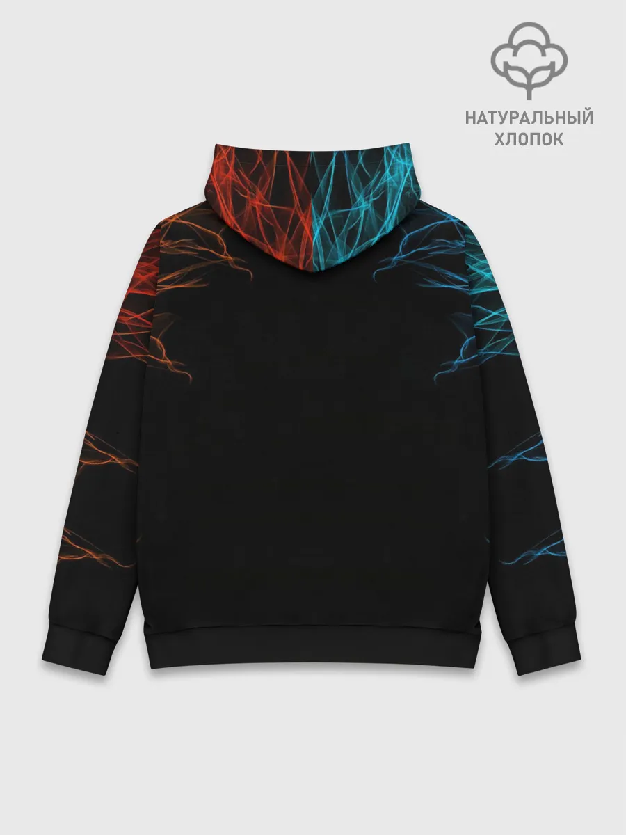 Худи мужской база хлопок / HARD CORE