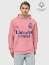 Худи мужской база хлопок / REAL MADRID, выездная 20/21