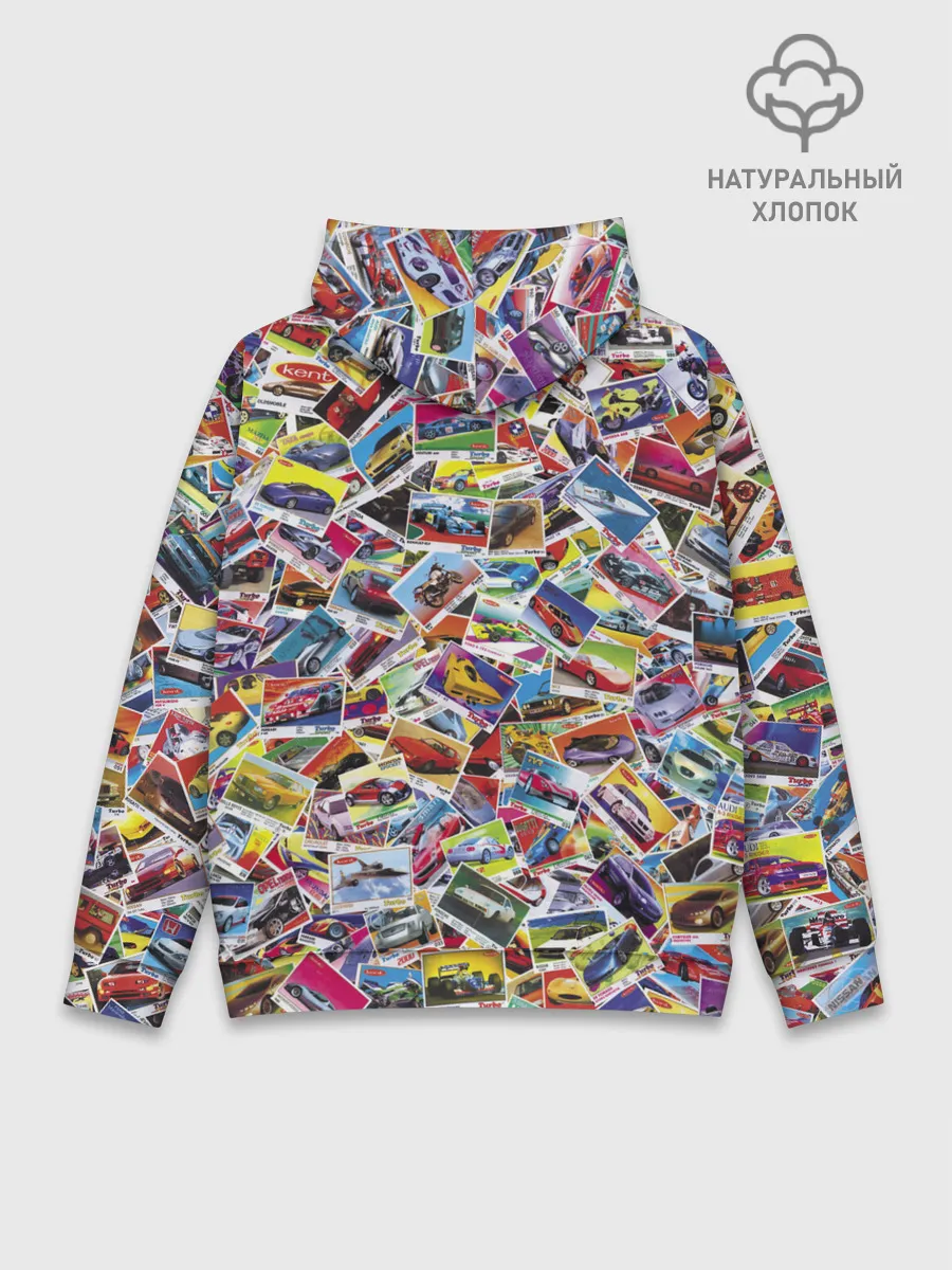 Худи мужской база хлопок / Коллекция вкладышей Turbo