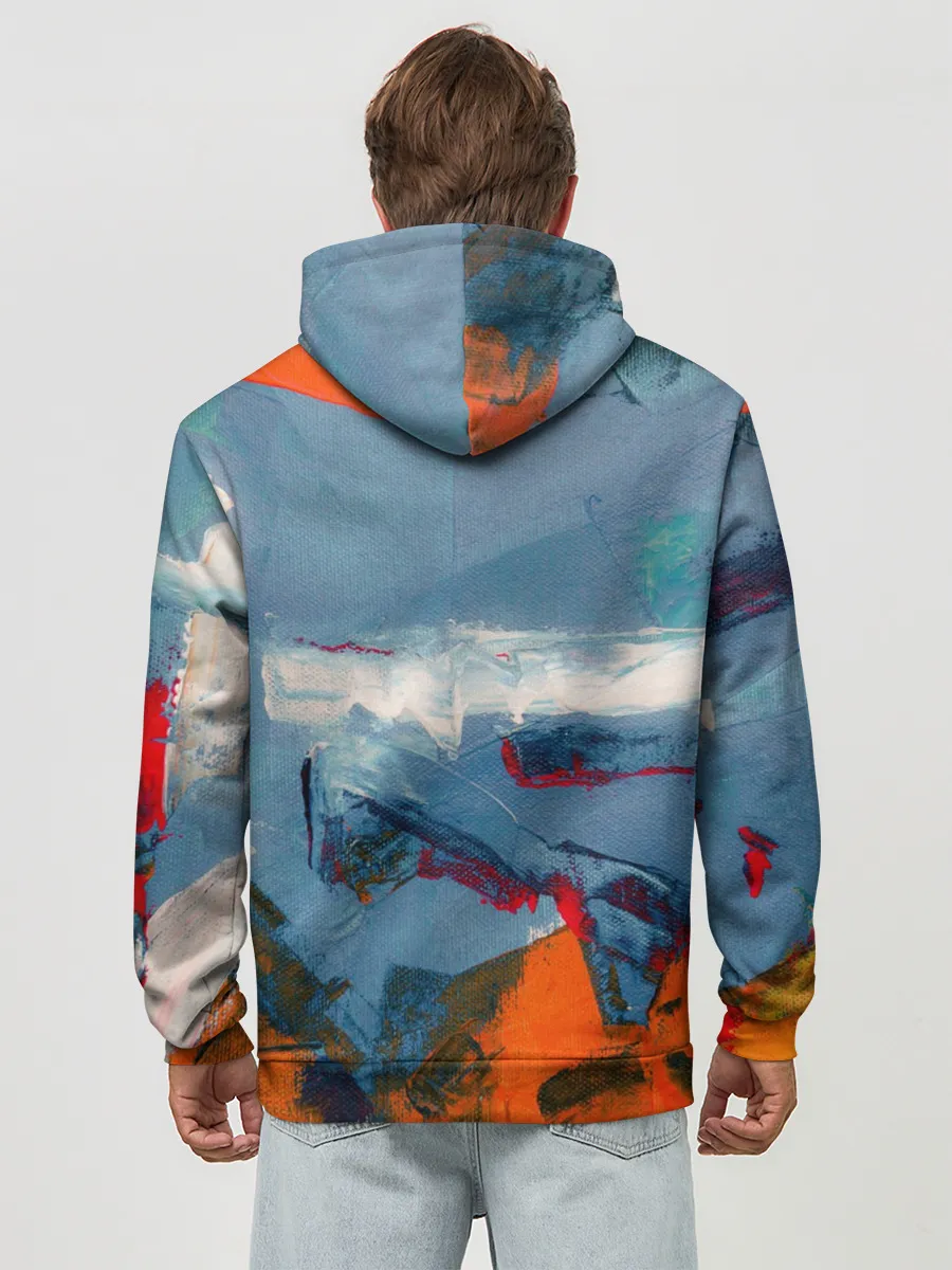 Худи мужской база хлопок / Я художник