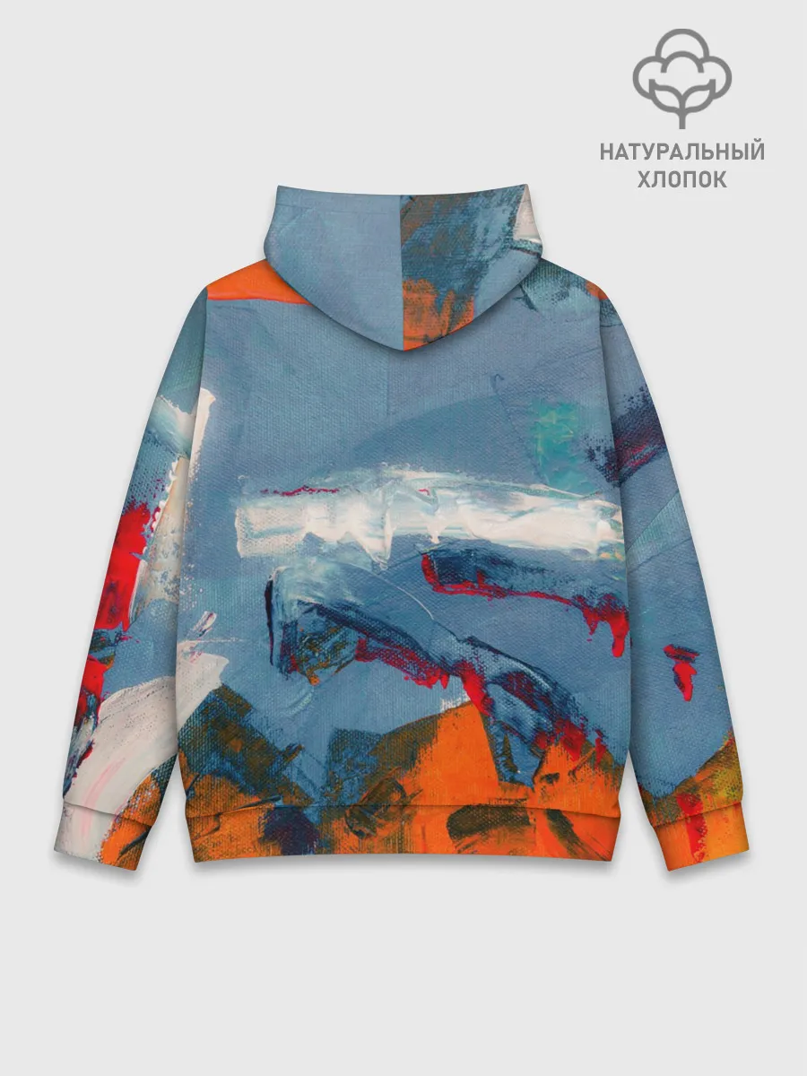 Худи мужской база хлопок / Я художник