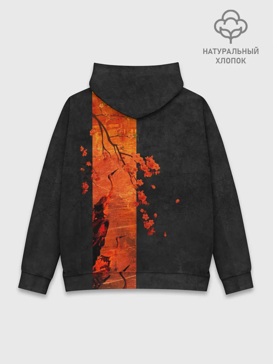 Худи мужской база хлопок / ЦАПЛЯ