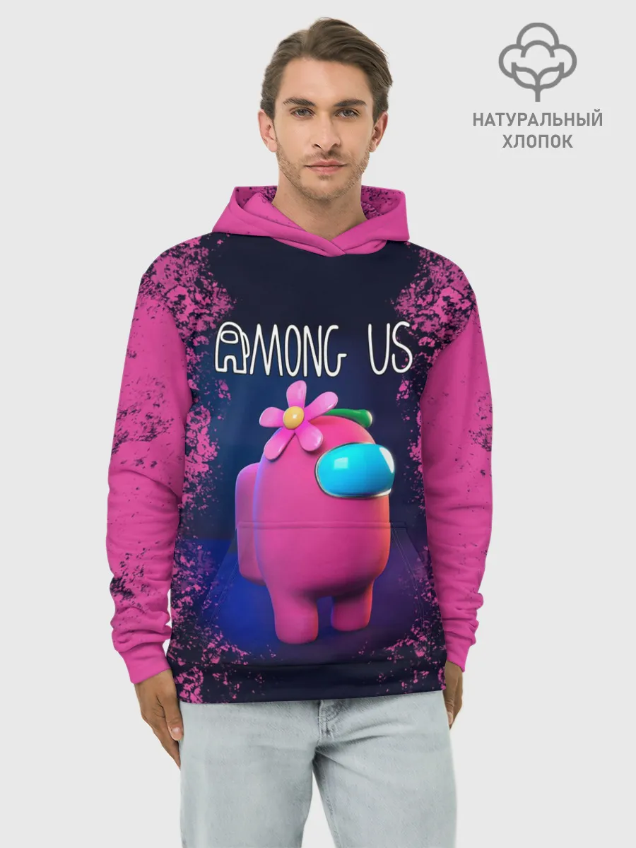 Худи мужской база хлопок / AMONG US