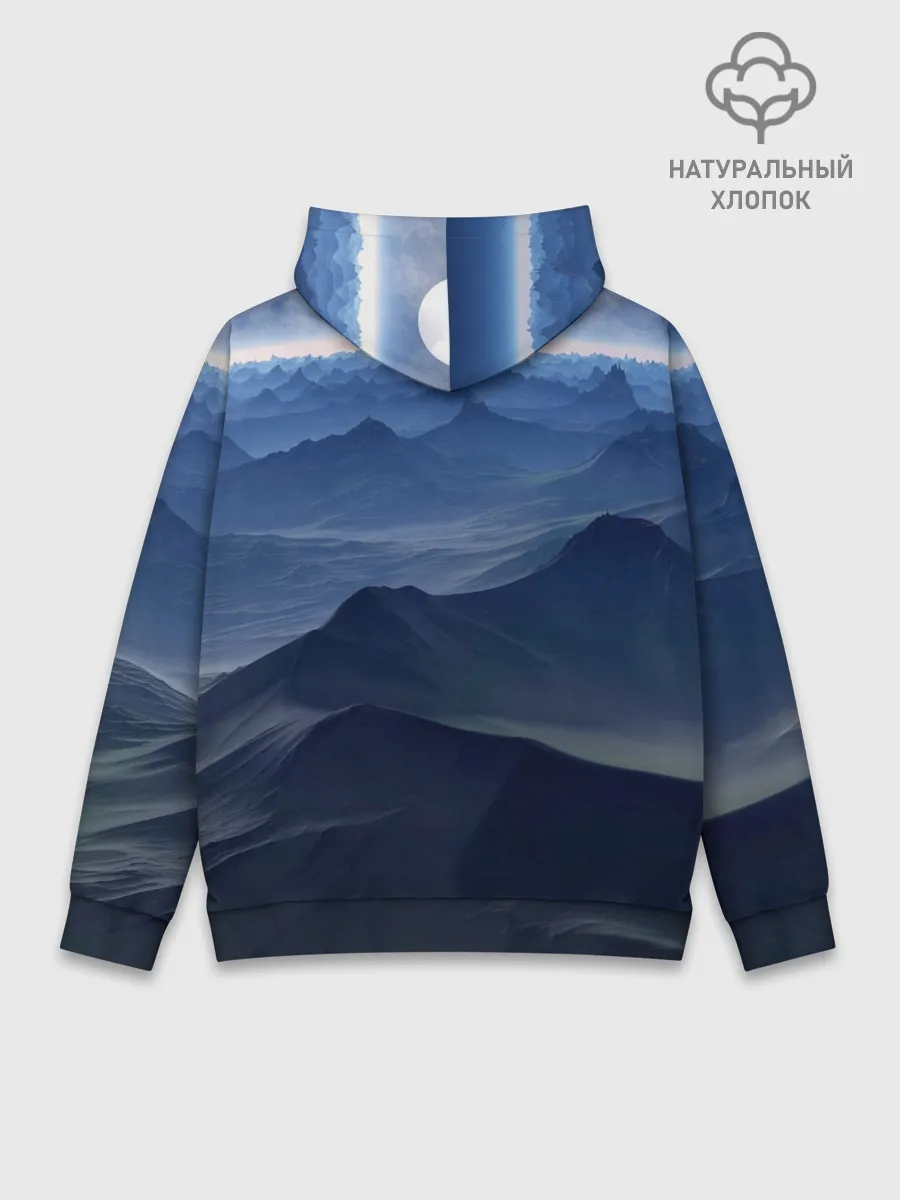 Худи мужской база хлопок / Горный массив