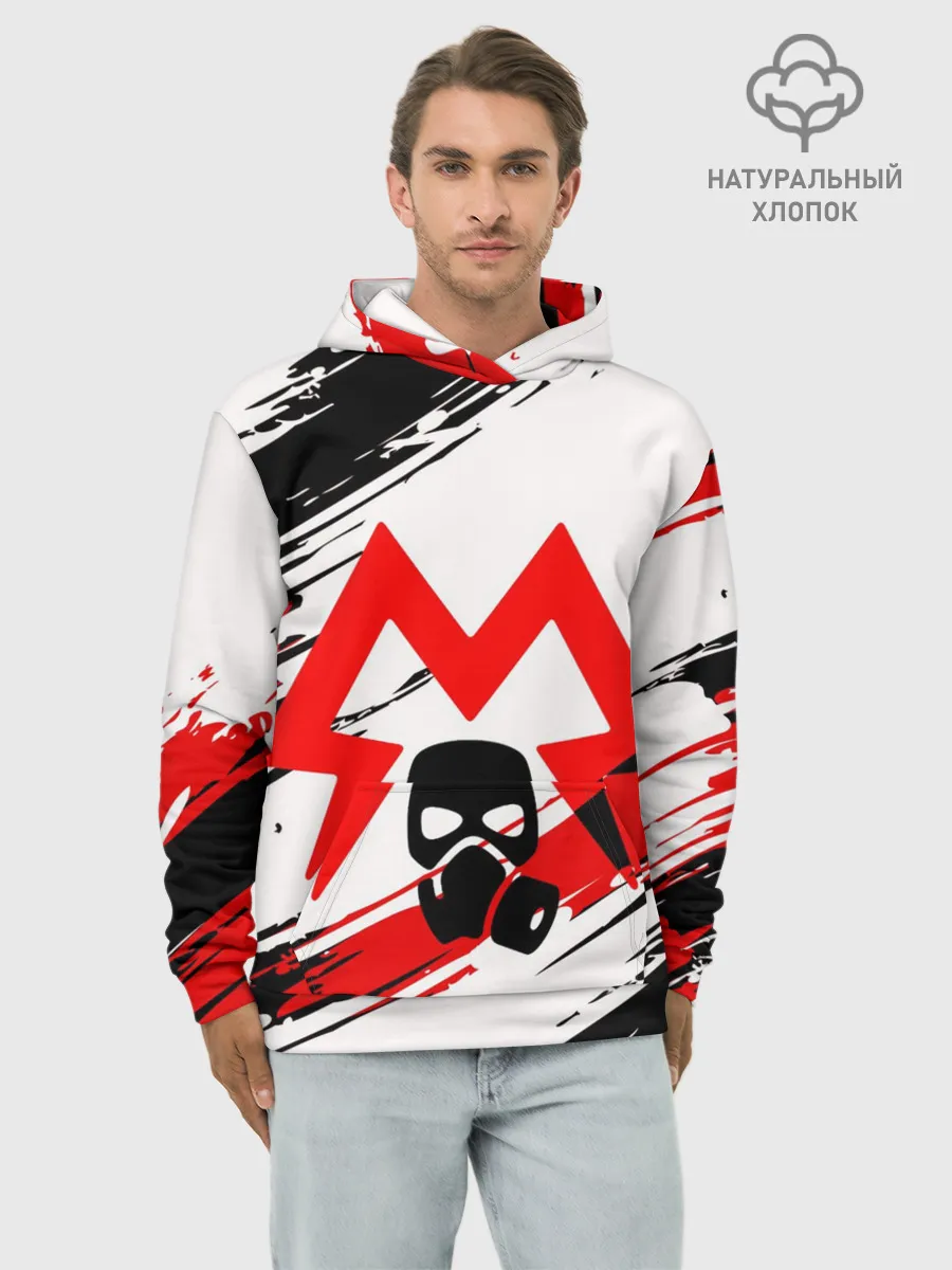 Худи мужской база хлопок / METRO EXODUS SPARTA
