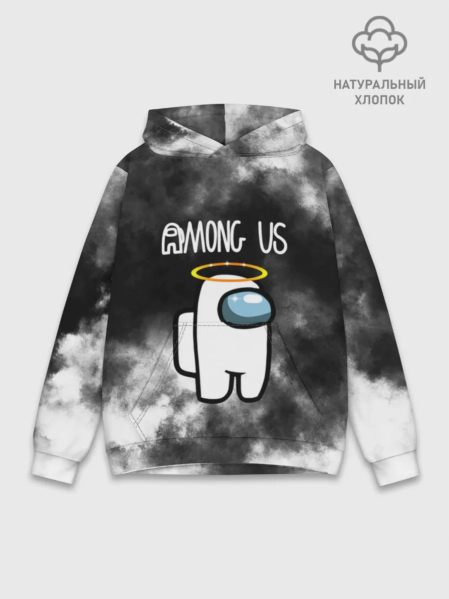 Худи мужской база хлопок / Among Us Angel