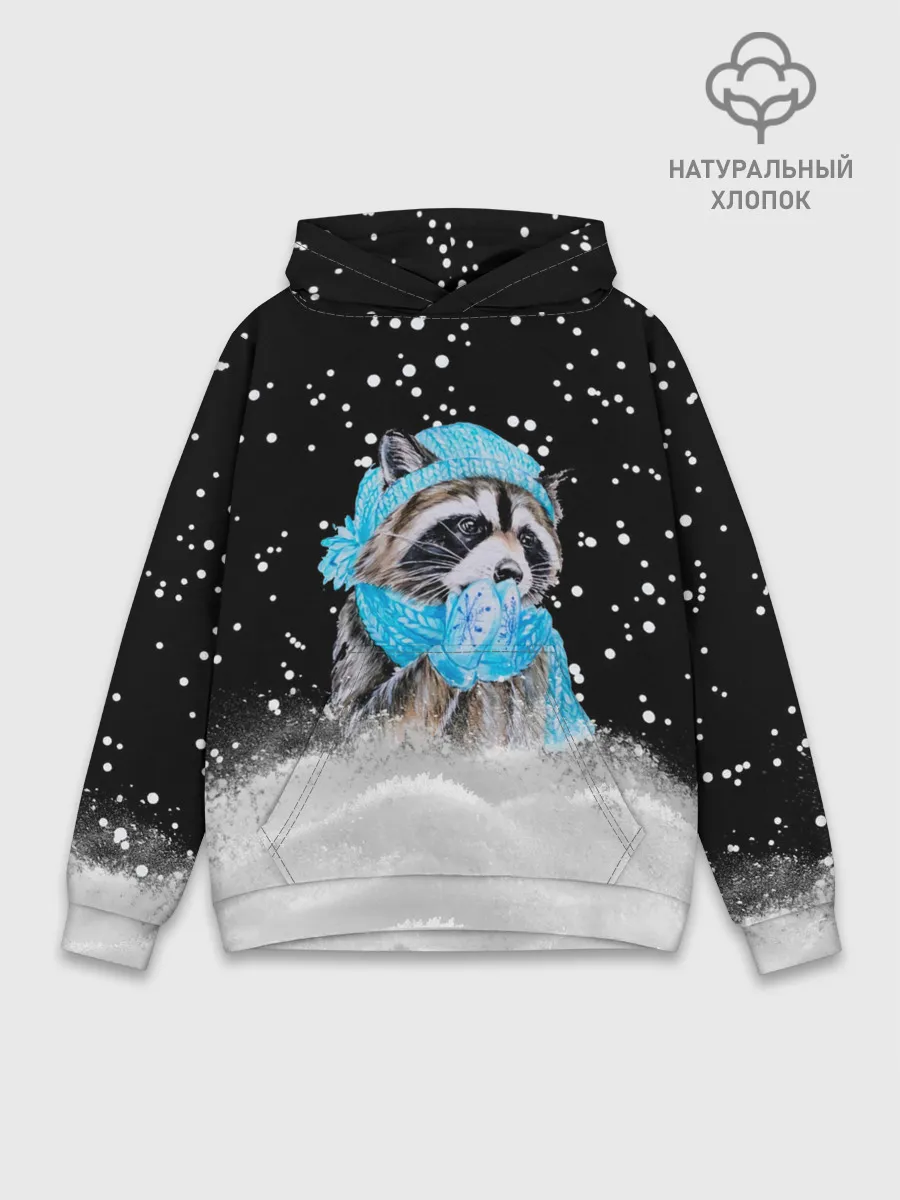 Худи мужской база хлопок / Енот