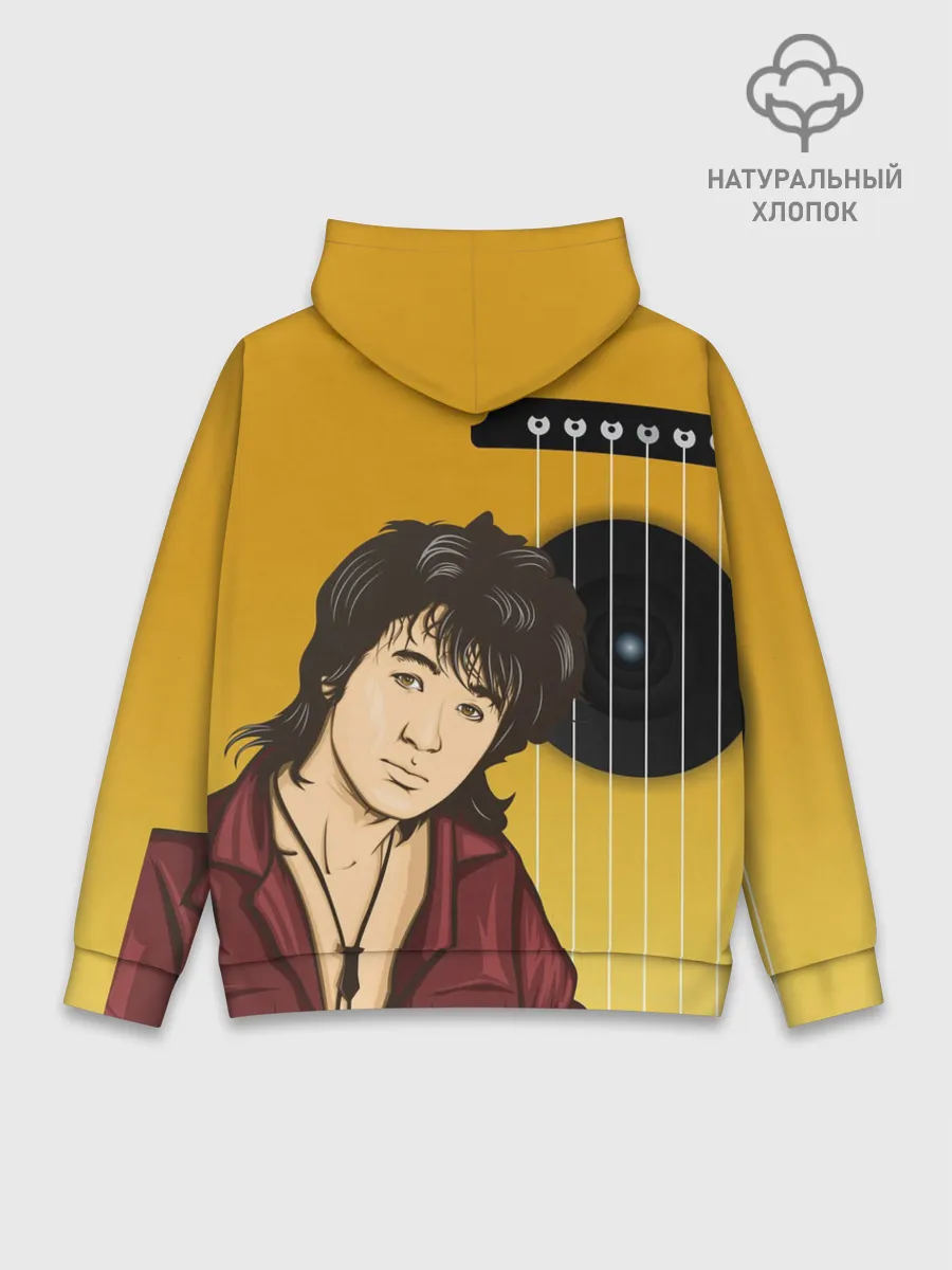 Худи мужской база хлопок / Виктор Робертович Цой