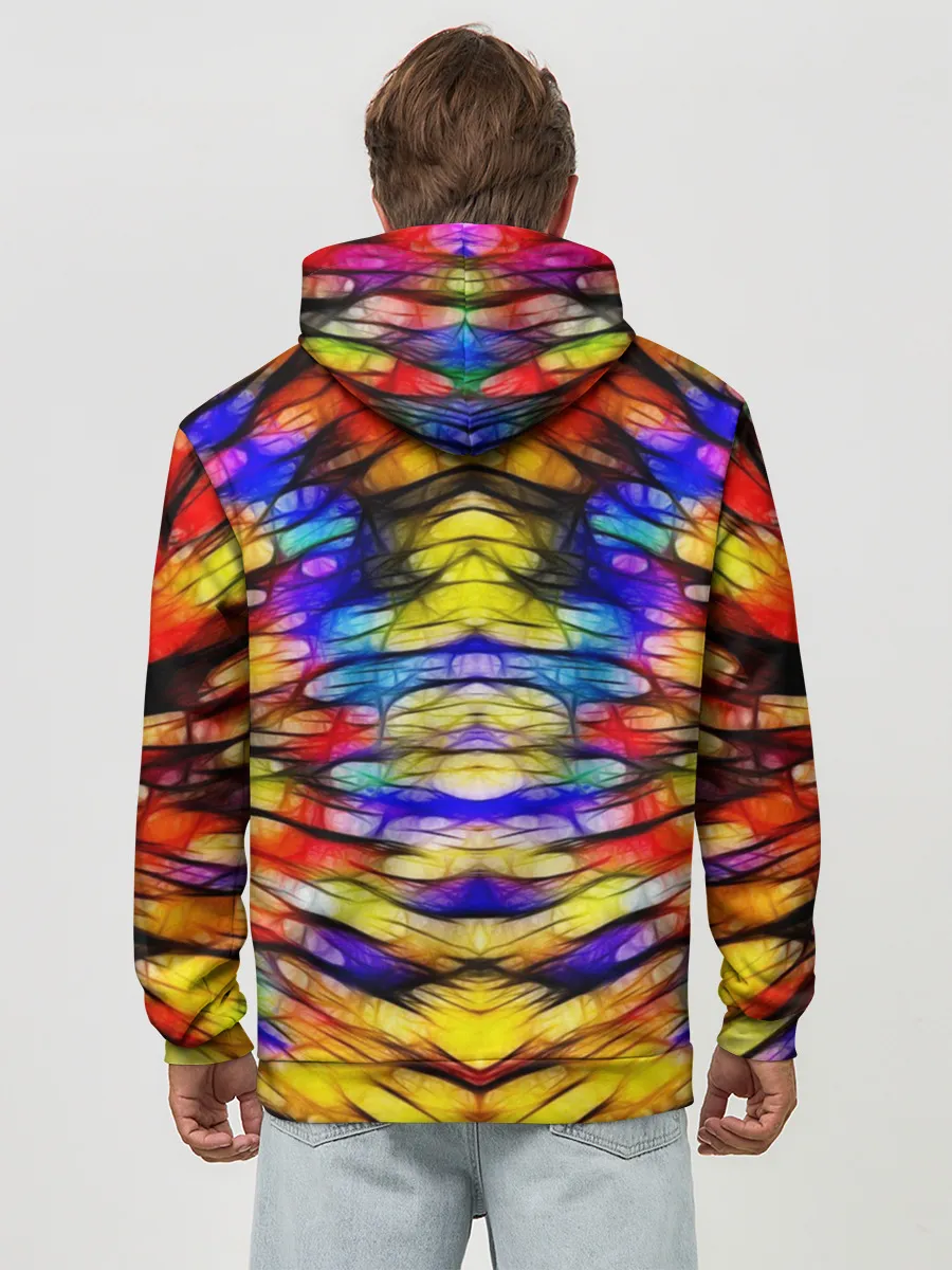 Худи мужской база хлопок / Батик. Краски