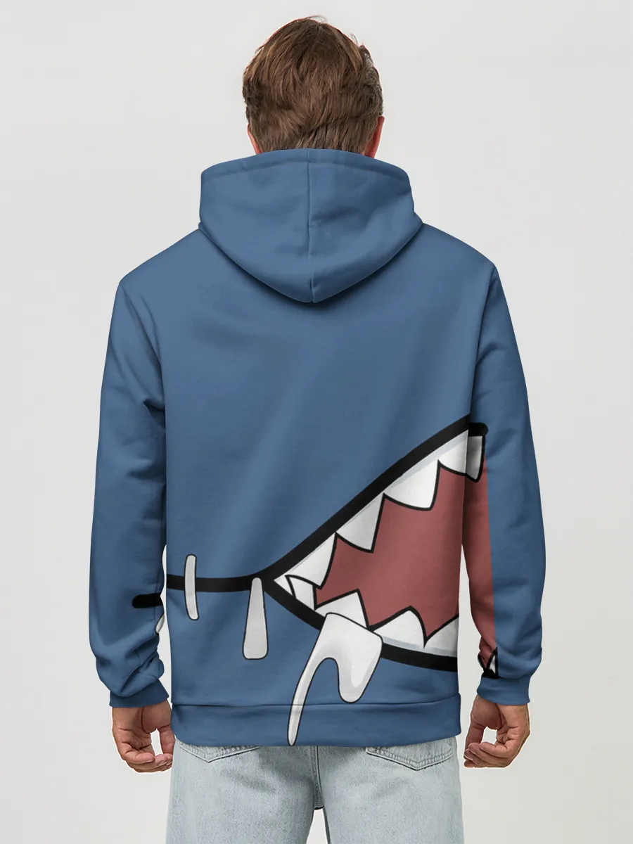 Худи мужской база хлопок / Акула gawr gura