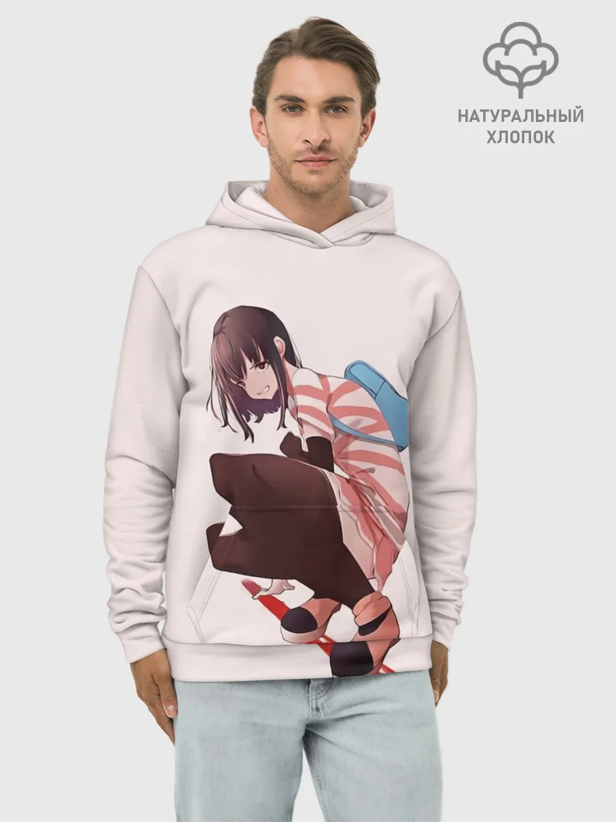 Худи мужской база хлопок / Обычная девушка