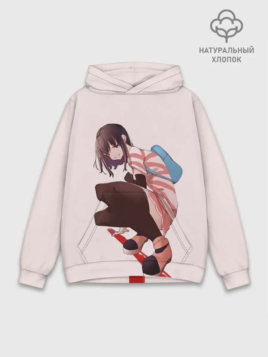 Худи мужской база хлопок / Обычная девушка