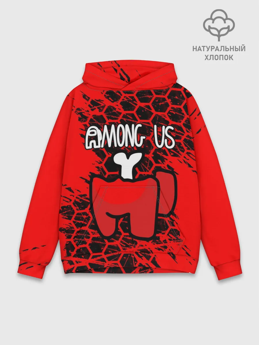 Худи мужской база хлопок / AMONG US