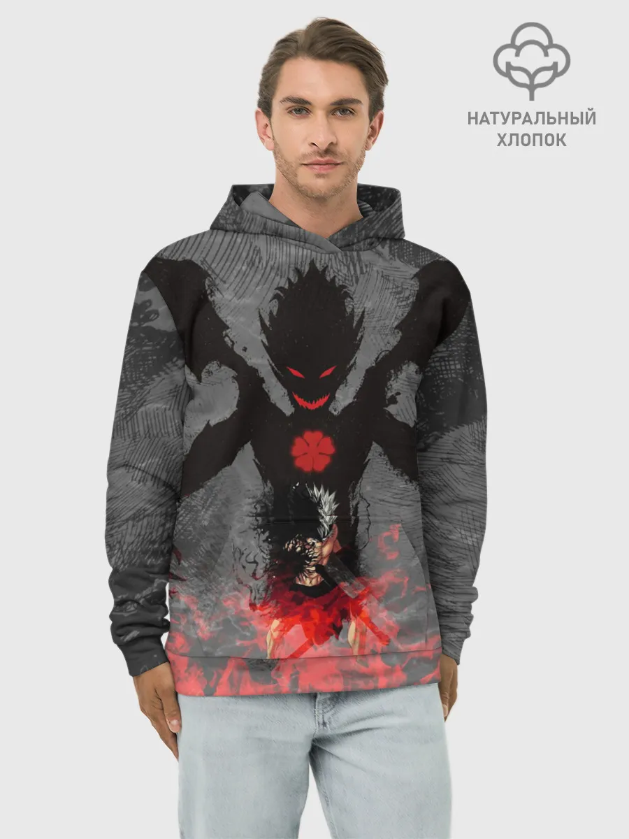 Худи мужской база хлопок / демон Либе