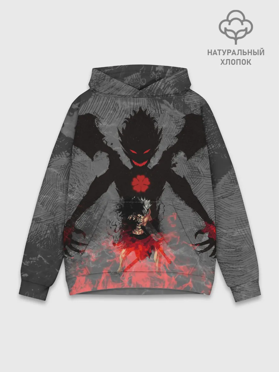 Худи мужской база хлопок / демон Либе
