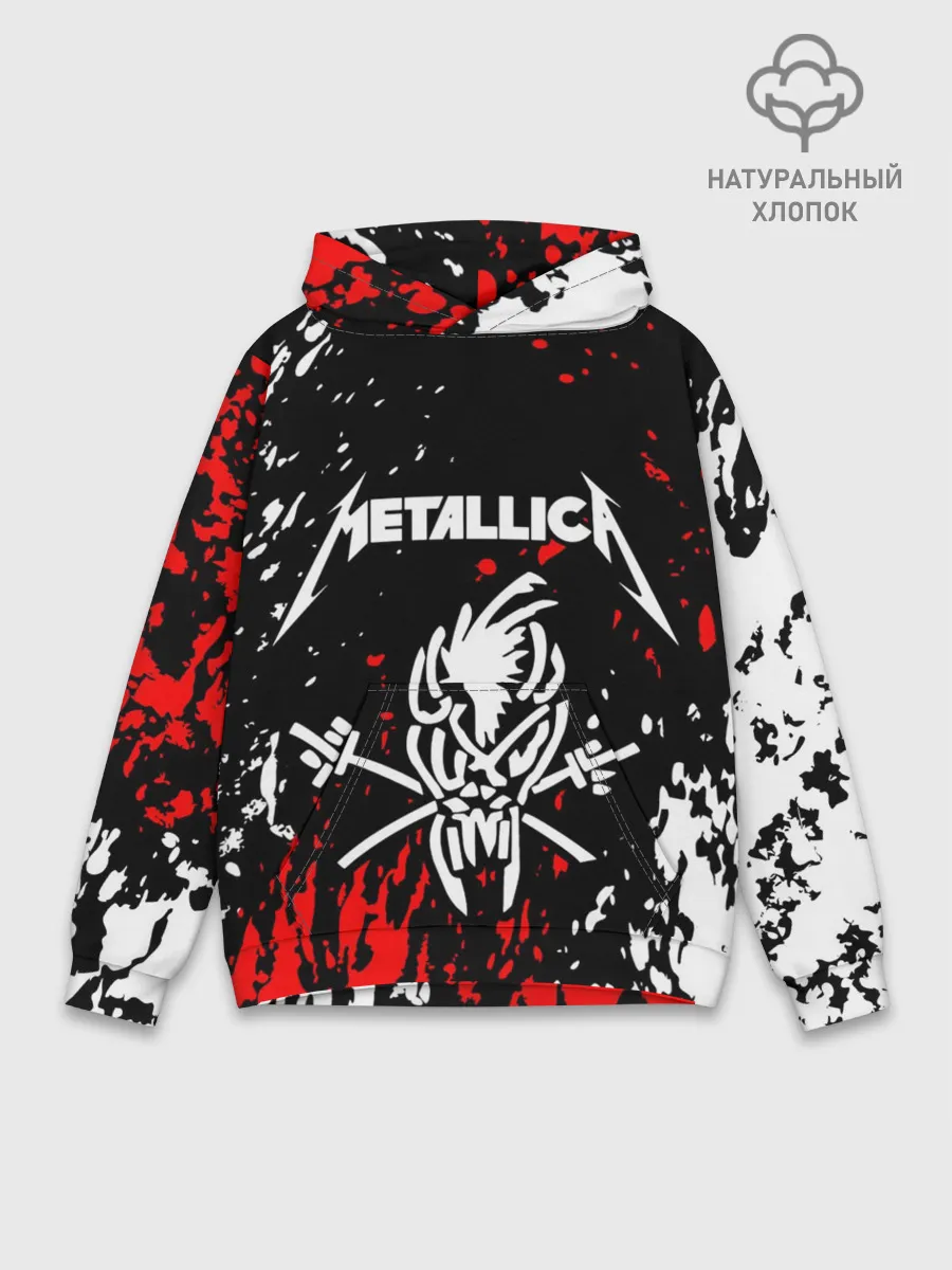 Худи мужской база хлопок / METALLICA