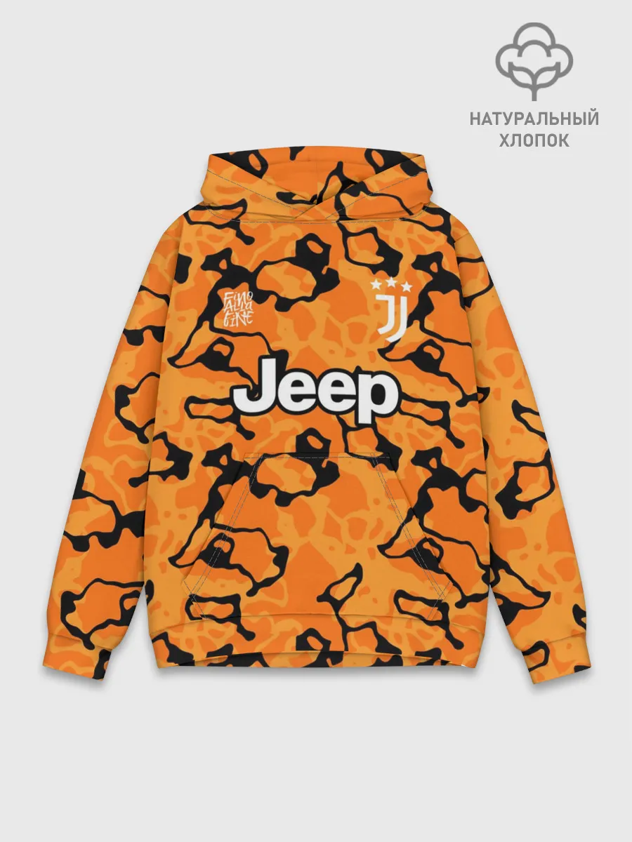 Худи мужской база хлопок / JUVENTUS резервная 20/21