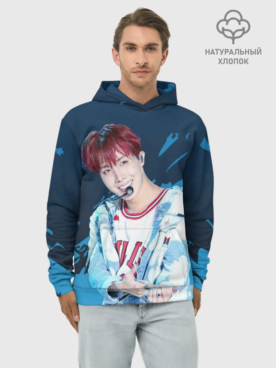 Худи мужской база хлопок / BTS