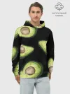 Худи мужской база хлопок / Авокадо