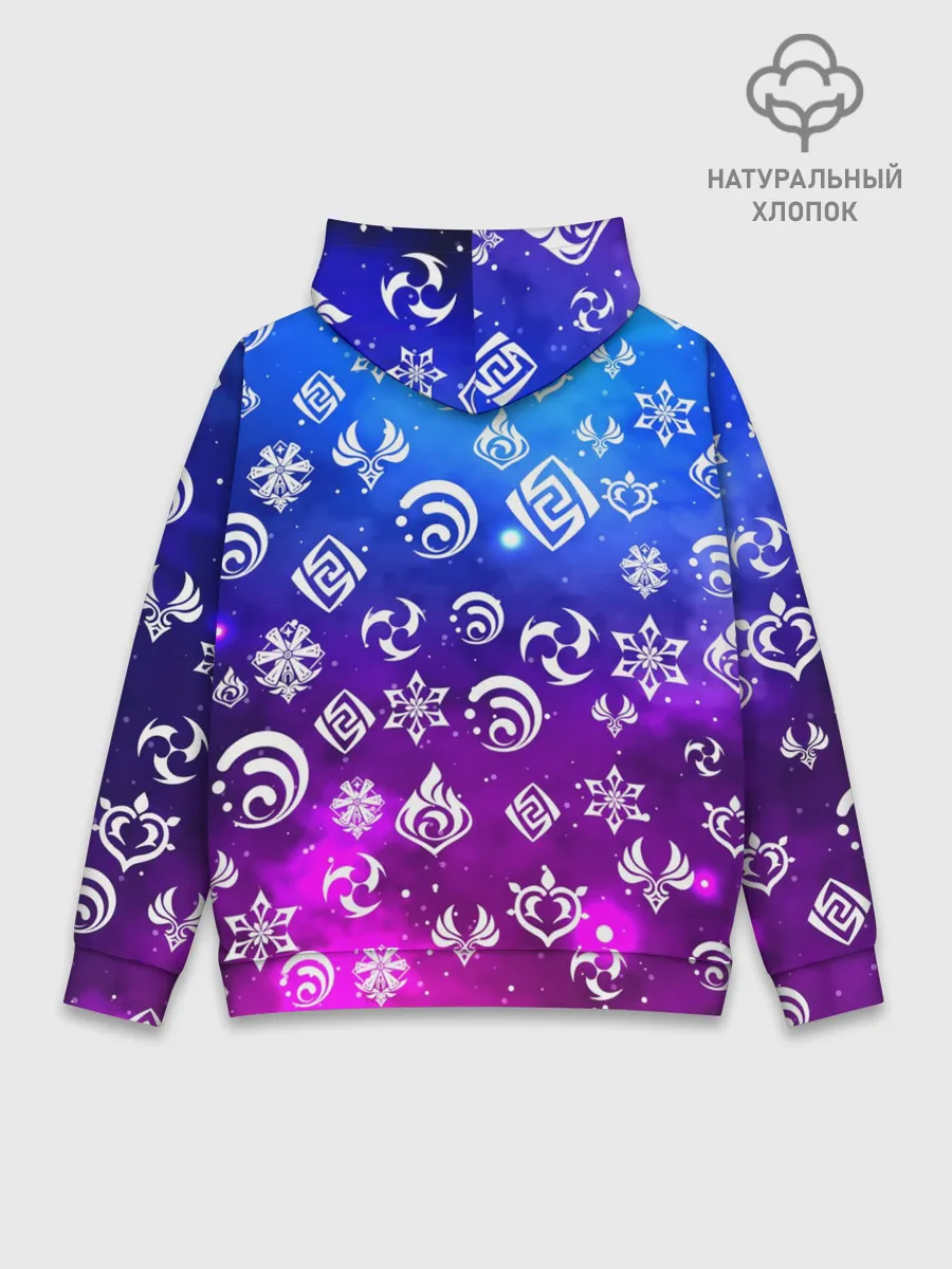 Худи мужской база хлопок / GENSHIN IMPACT