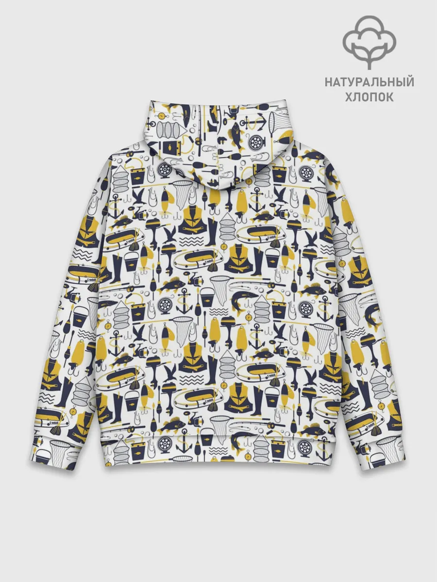 Худи мужской база хлопок / Мечта рыболова