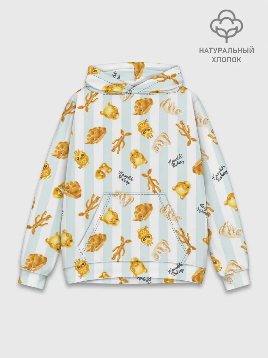 Худи мужской база хлопок / Baked Goods Pattern