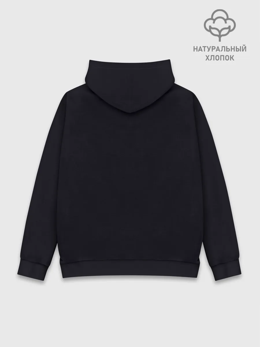 Худи мужской база хлопок / JUJUTSU KAISEN на черном