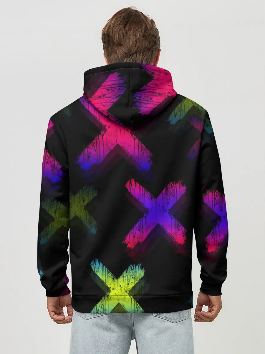 Худи мужской база хлопок / Крестики